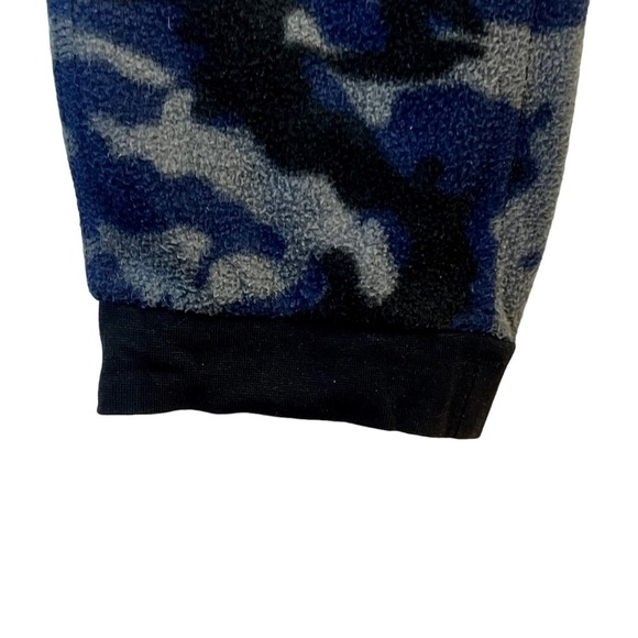Sale George Men's Fleece Joggers L Blue Gray Camo - Picture 5 of 13